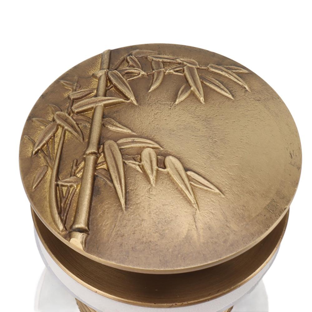 Quick Drainage Drain Stopper Push Bounce Vessel Sink Drain Vintage Sink Drain Bathroom