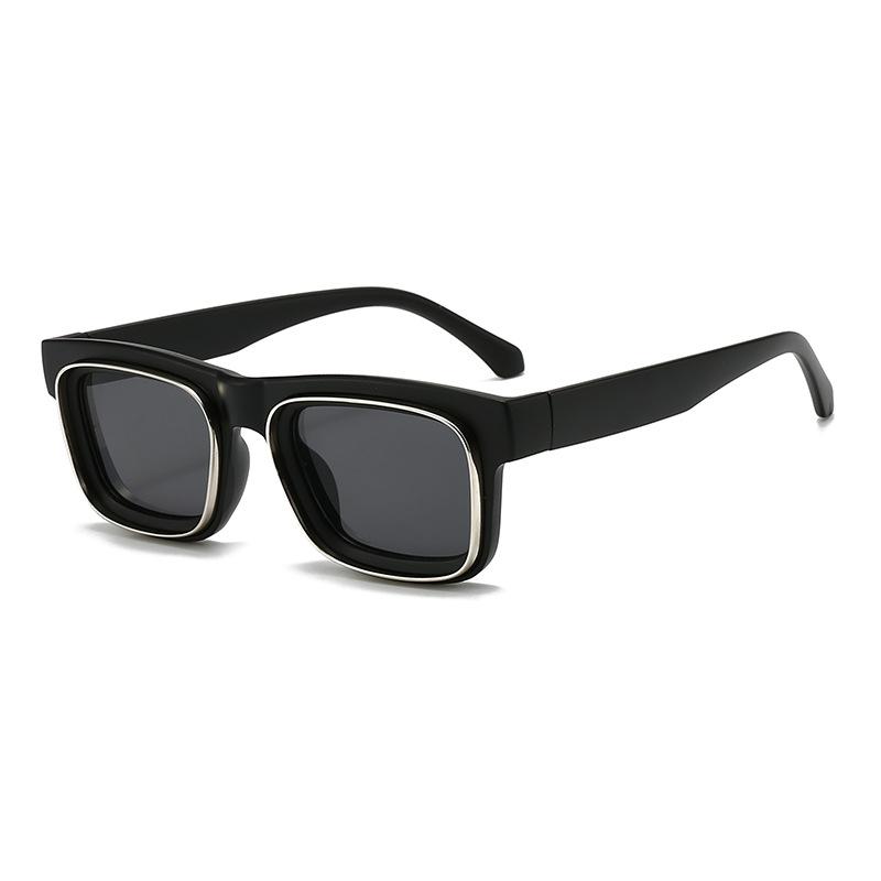 New Vintage Square Sunglasses Women Men Brand Rectangle Sun Glasses Female Oval Eyewear Oculos De Sol for Male Female Eyeglasses