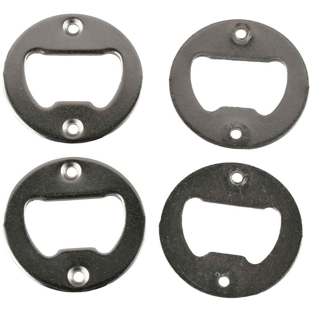 22 pcs Iron Bottle Opener Insert Silvery Beer Bottle Opener New Circular Beer Bottle Opener  Beer