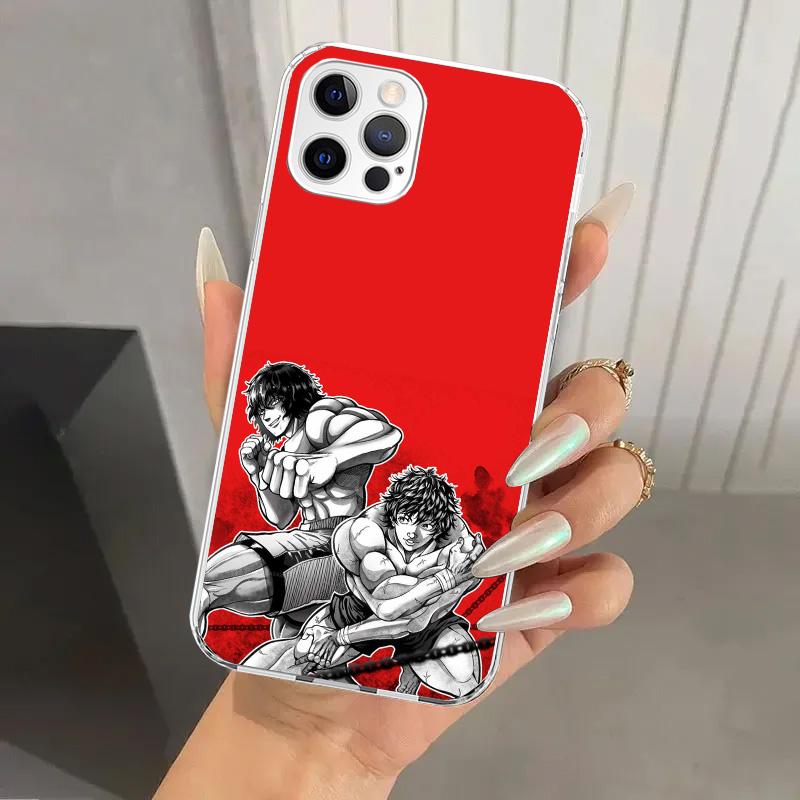 Baki the Grappler Original Anime Phone Case for Iphone 17 Air 16 15 Plus 14 13 Mini 12 11 Pro Max 16E 7 8 SE 2020 Soft Funda Pri