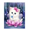 5D Diy Diamond Embroidery Animal Full Round Diamond Painting Cat Diamond Mosaic Cross Stitch Handmade Gift