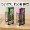 Fully Automatic Dental Floss Box Including 10 Pcs Dental Floss Sticks - Safe for Travel - Keep It In Your Pocket When Going