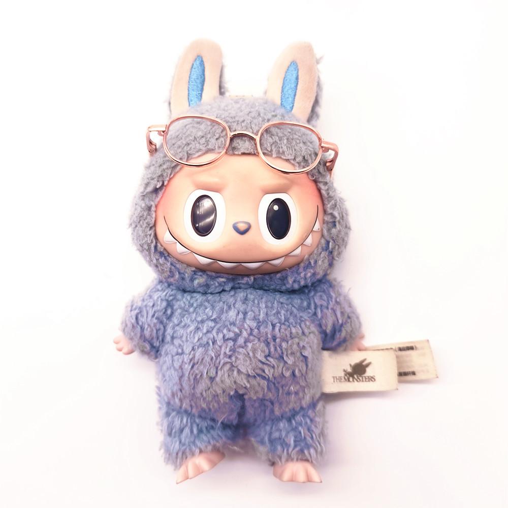 For Labubu 10cm Cotton Doll Glasses Sven Glasses 6cm Wide Toy Glasses Accessories Suitable for BJD Glasses Gifts