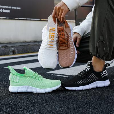 Mode Sommer Herren Mesh Tennis Freizeit Sneaker Atmungsaktiv Weiche Sohle Leicht Outdoor Wandern Bequem Laufen Vulkanisierte Schuhe
