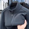 Men's Double-Sided Fleece Jacket - Warm, Casual Cardigan Hoodie for Autumn & Winter