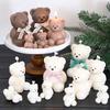 3D Cute Bear Silicone Candle Mold DIY Animal Ornaments Craft Gifts Making Aromatherapy Soap Plaster Resin Casting Molds Home Dec