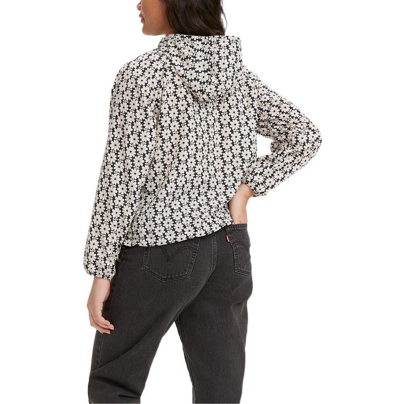 Levis Allover Floral Lightweight Casual Hooded Loose Jacket Women Jacket Multicolor 24591-0003
