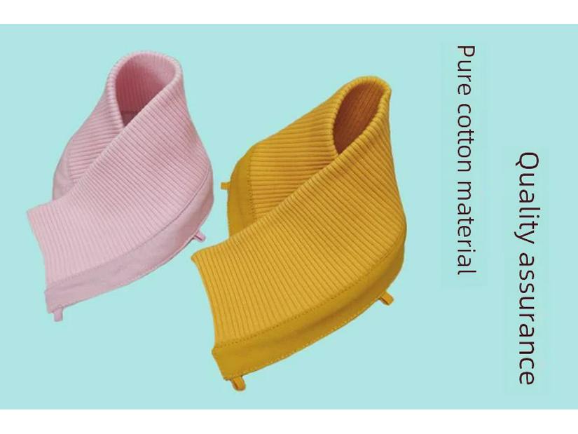 Abnehmbarer nahtloser Baumwollkragen für Daunenjacken – Leicht zu reinigen, schmutzabweisendes Design für Kinder, Männer und Frauen