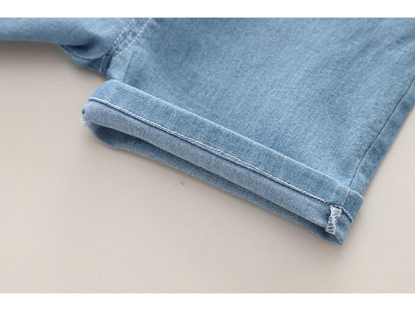 Boys' Vertical Stripe Bear Pocket Short Sleeve Set - Casual Two-Piece Summer Outfit