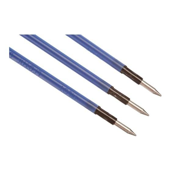 Pilot Refill Frixion Ballpoint Pen 0.5mm Slim Multicolor Type Blue 3 Pieces LFBTRF30EF3L