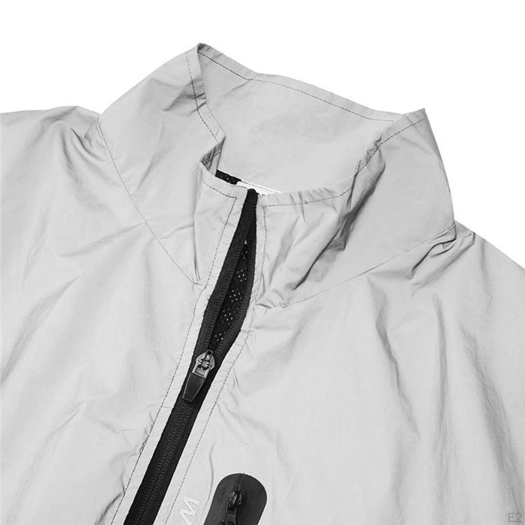Mens Windproof Cycling Rain Reflective Jacket