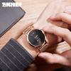 Fashion creative new waterproof men's business quartz watch hot sale simple mesh belt watch men