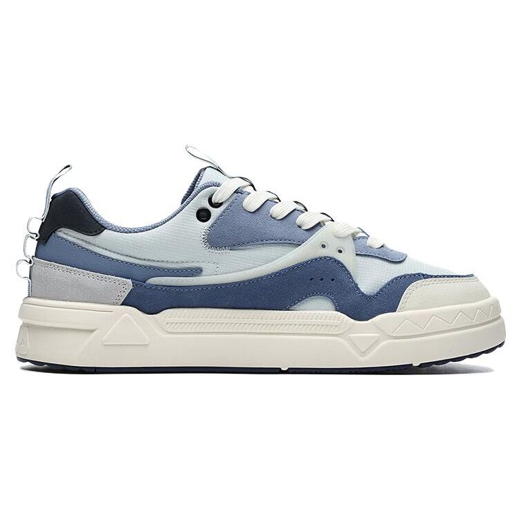 FILA Comfortable Versatile Shock Absorbing Durable Low-Top Sneakers Men Sneakers Gray Blue T12M228213CII
