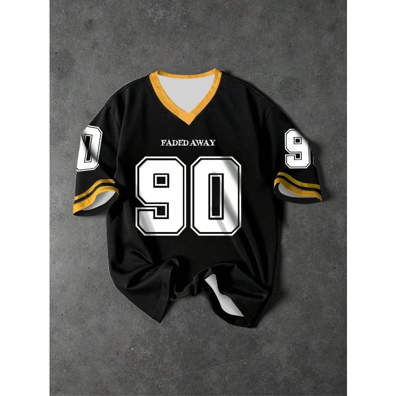 Men's Sports NB.90 Printed Casual T-Shirt Quick-Dry Oversized Shirt Tracksuit Football Jersey Fashionable Casual Sportswear Tees