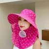 Wide Brim Sun Protection Face And Neck Summer Sunscreen Casual Protective Cover  Outdoor