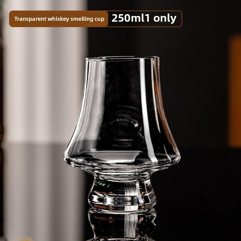 

Crystal Glass Whiskey Snifter Tulip Shape Wine Tasting Cup with Slim Waist and Big Belly108 250ml