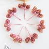 1/3pcs Artificial Plant Golden Fake Pine Nut For Festival Tree Decor Wreath Accessory Wedding Home Wall Hanging Photography Prop