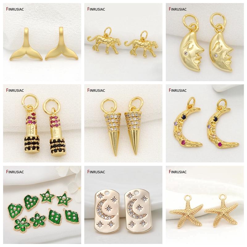2026 New Designer Gold Plated Leopard Shape Pendants Charms Jewelry Making DIY Creative Bracelets Necklaces Pendant Accessories