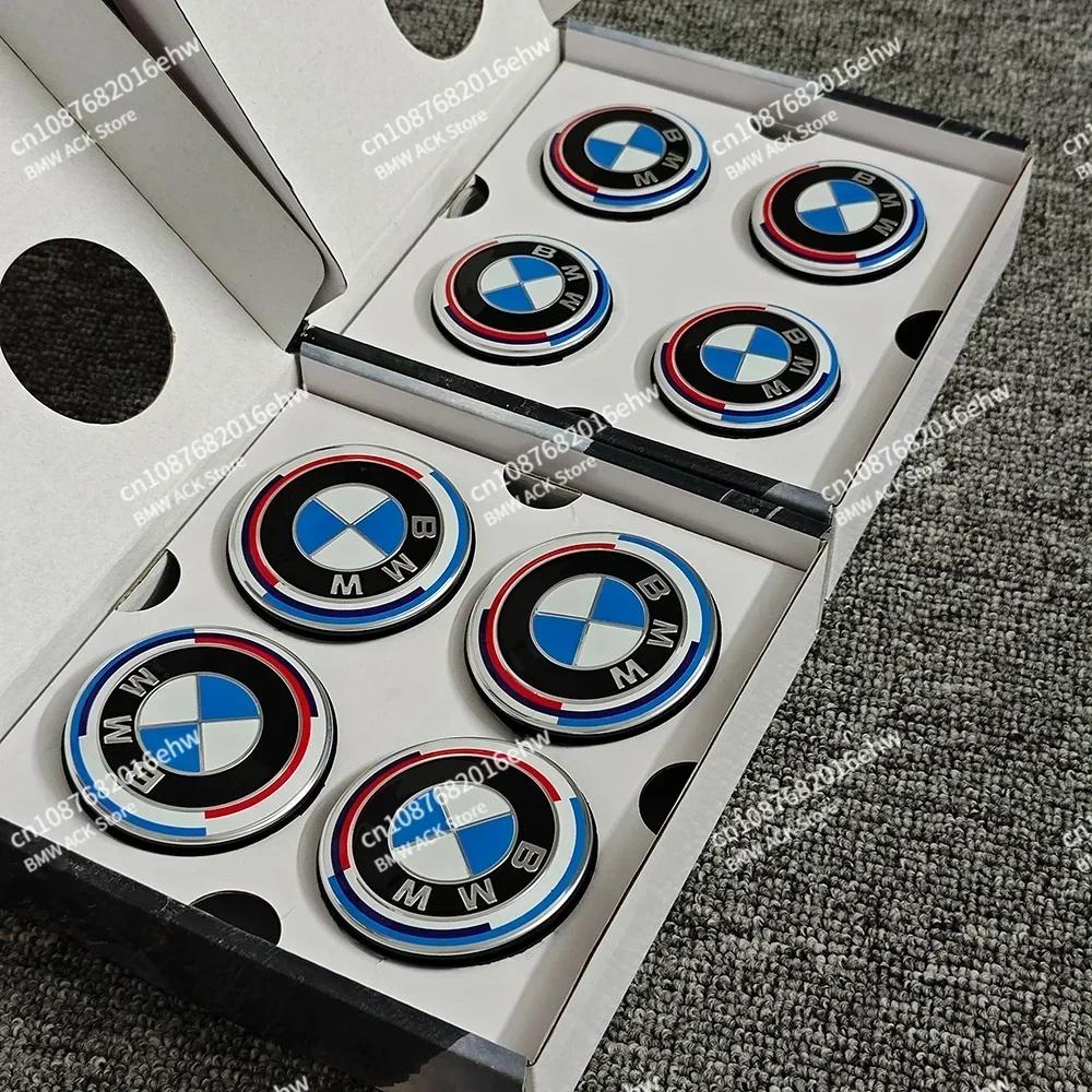 AAAOO1 56mm 68mm 50th Anniversary Floating Wheel Center Caps for BMW G11 G12 G30 G31 G32 G38 G08 G05 F46 F49 F39 F90 Auto Accessories