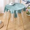Europäische Luxus runde Tischdecke Spitze Stoff Ornament Verschönerung Haushalt Abdeckung Tuch Kaffee Tisch Tischdecke Esstisch Tuch
