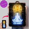 Zen Gamer Funny Tinplate Poster Customized Wall Art Retro Vintage Metal Signs for Fans Decoration Bedroom Wand Deko Office Decor