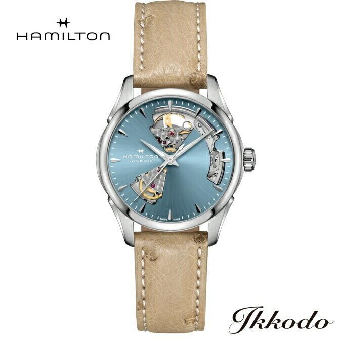 

Bonus Store +10% Hamilton HAMILTON Jazzmaster Open Heart Open Heart Auto Automatic Winding Genuine Watch 2 Year Warranty H32215840