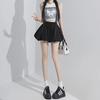 Women's 2024 Autumn Wide-Leg Elastic Waist Pumpkin Bloomers Shorts