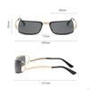 Fashion Women Sunglasses Ultralight Frame Sun Protection Futuristic Shades Eyewear
