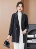 Women's 2025 Korean Style Simple Winter Wool Coat - Double-Faced Petite Design
