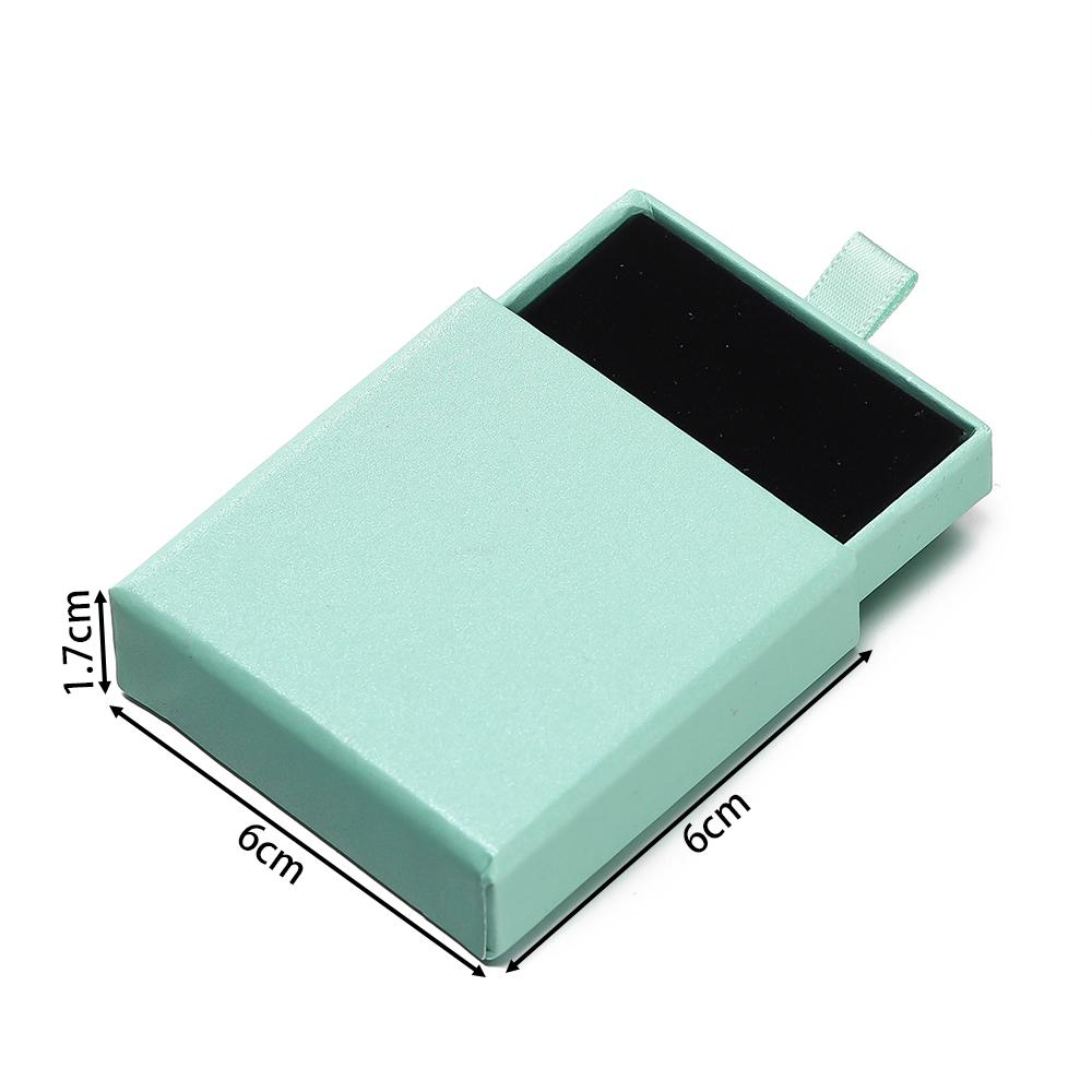 Creative Drawer Jewelry Packaging Box Necklace Ring Earing Bracelet Storage Organizer Display Stand Solid Color Paper Gift Boxes