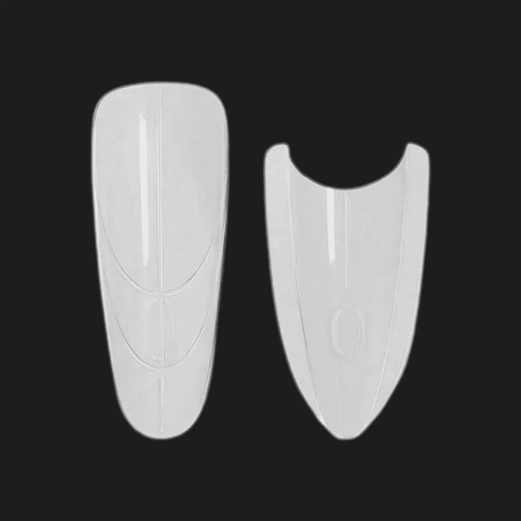 Professional Nail Extension Forms with Sandwich Structure Reusable Nail Tips for DIY Art & Beginners, Home Salon Supplies