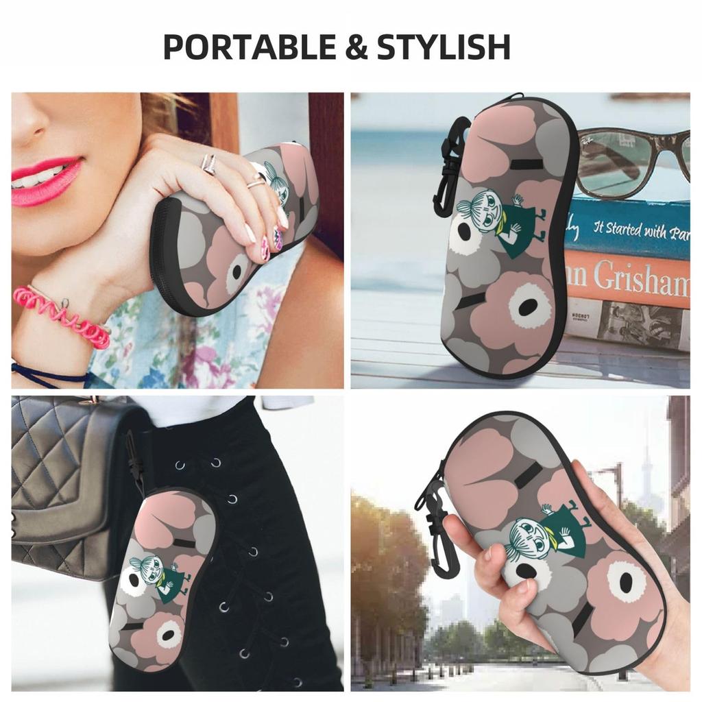 Asamike Eyeglasses Nordic Fairy Tale Little My Fairy Simple Perfect for Travel and Business Trips Pouch/Case, Design, Unisex, Men's/Women's,