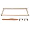 Needlepoint Embroidery Rack, Scroll Frames for Cross Stitches, Hard Wood Needlepoint Stretcher Frame Quilting Hoop Stand