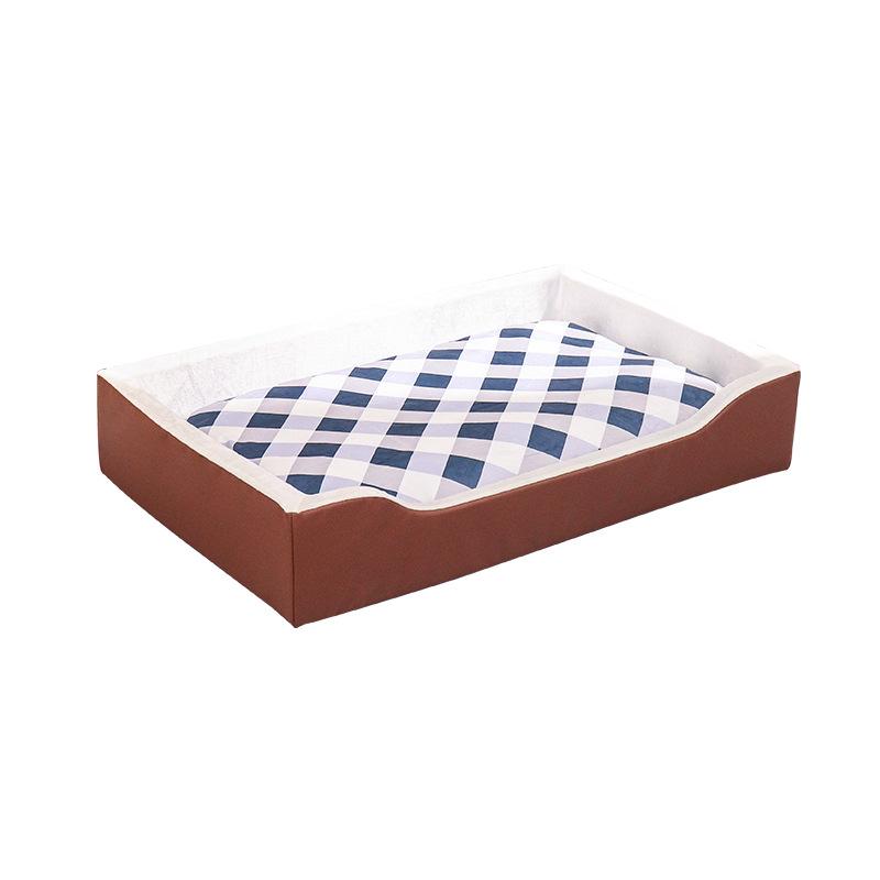 

Четырехсезонный универсальный коврик для собачьей будки, раздельный коврик для собачьей будки, собачья будка, зимний теплый коврик для собачьей будки, съемный и моющийся коврик для собачьей будки 105cm*66cm*20cm