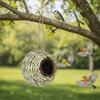 Handcrafted Weaved Hanging Parrot Hummingbird Nest Home Decoration Cold Weather Birds Nest Cage Hanging Bird House Gardening