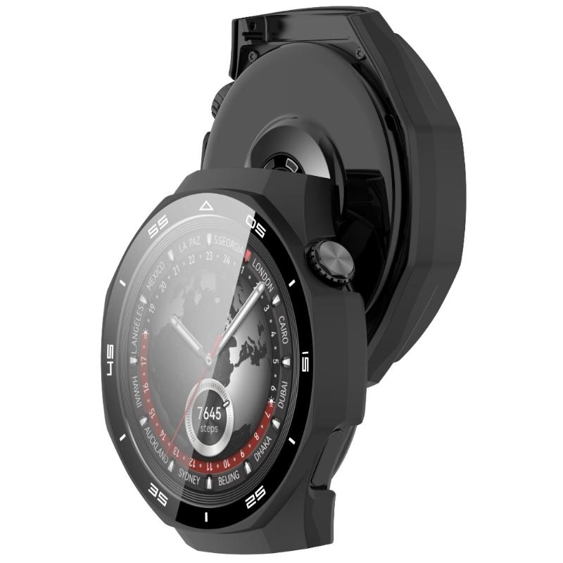 46mm Smartwatch Hard Case PC & Glass Watch Bumper Easy Installation Watch Protective Cover Simple To Use for Watch GT5
