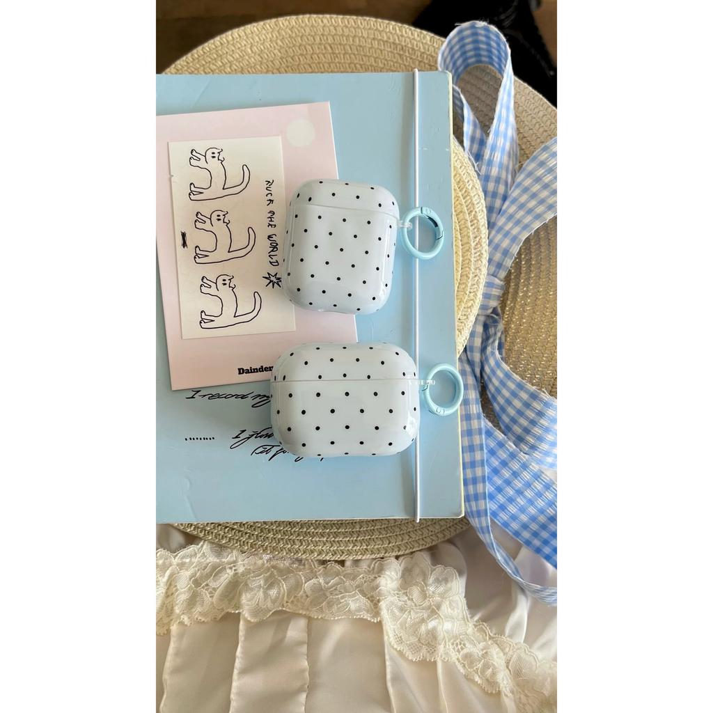 Multi-color Gray Powder Polka Dots Are Suitable for Apple AirpodsPro1 Bluetooth Headset 1 Protective Case Soft Headphone Case 1st Generation Pro