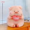 Creative 23Cm Simulation Pig Pink Stuffed Animals Plush Cartoon Anime Soft Fluffty Dolls Xmas Birthday Gift Kid Toys Decor