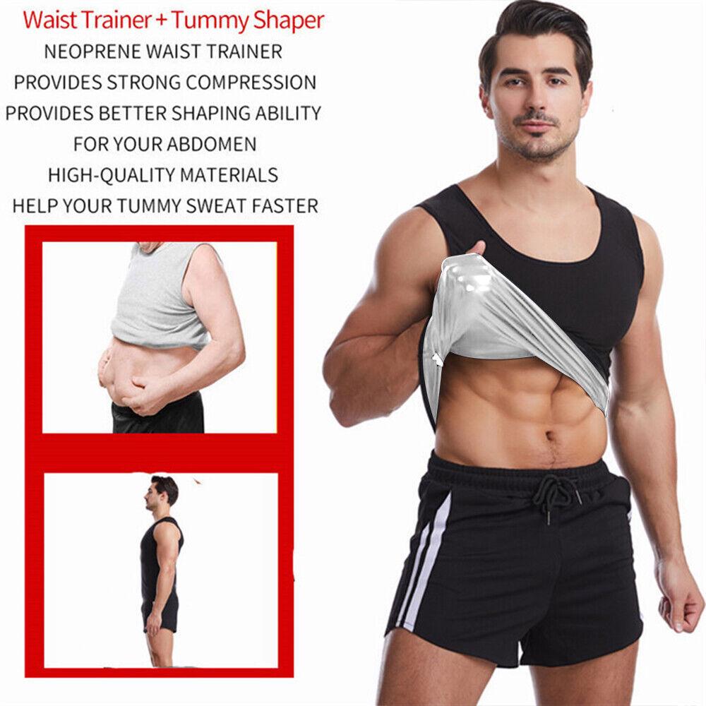 Men's Extreme Sweat Body Shaper: Fitness Vest for Running, Sports & Yoga