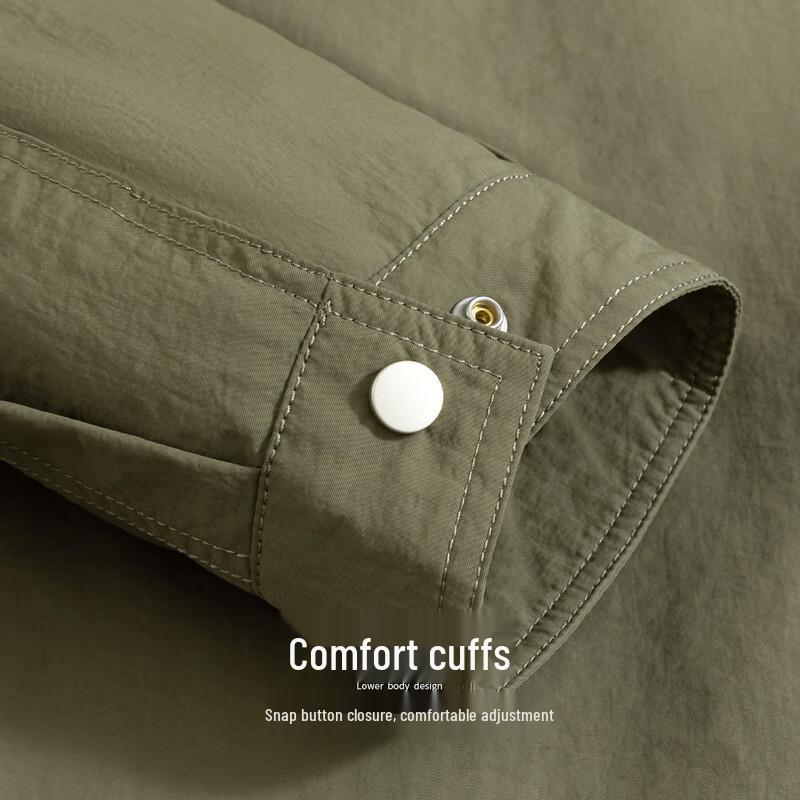 Hodo Men's Stand-Collar Casual Work Jacket