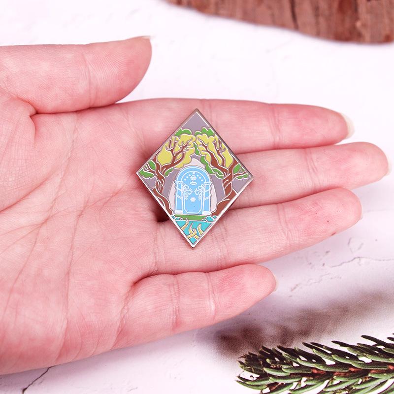 Tolkien's Durin's Door Fantasy Enamel Pin