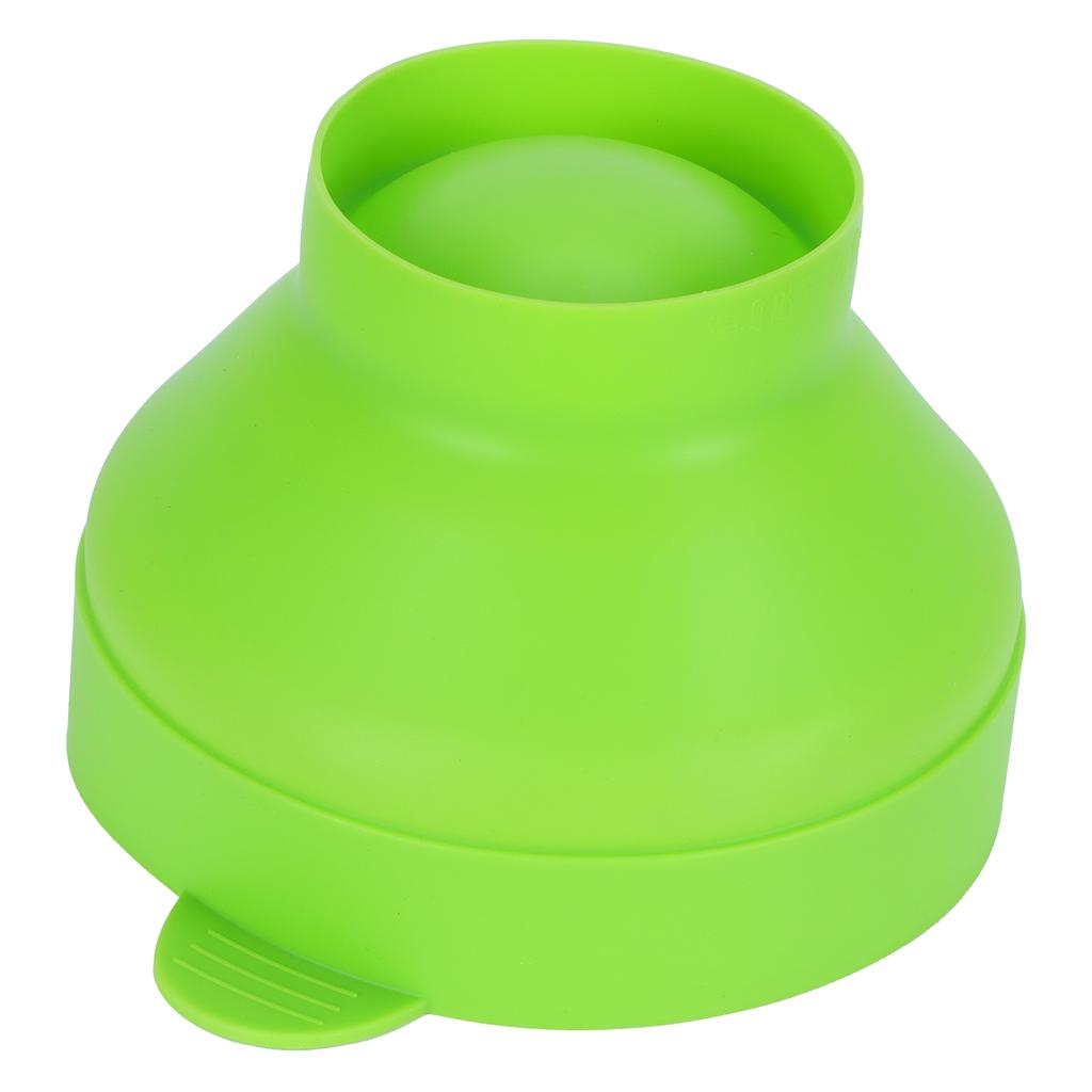 Popcorn Bucket Folding Silicone DIY Popcorn Maker Bowl with Lid Kitchen Accessory(With HandleGreen )