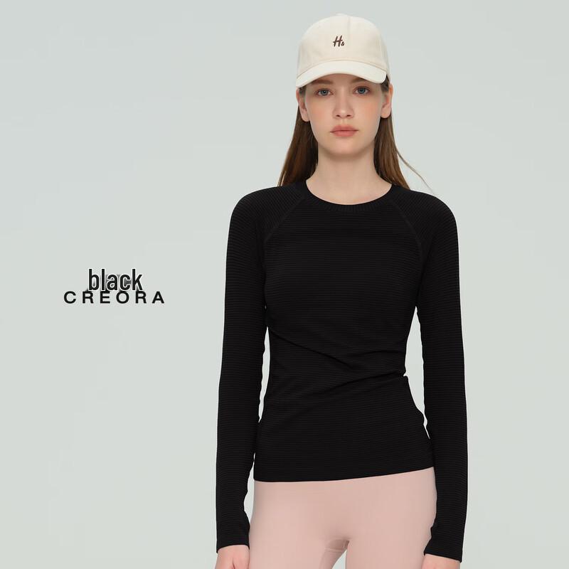 Women s Long Sleeve Round Neck Yoga & Fitness Top S-XL