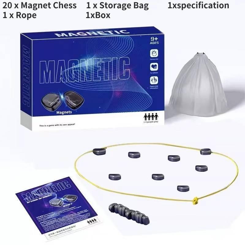 Fesselndes magnetisches Schachspiel Kognitives Training Schreibtischspielzeug für Kinder Familie