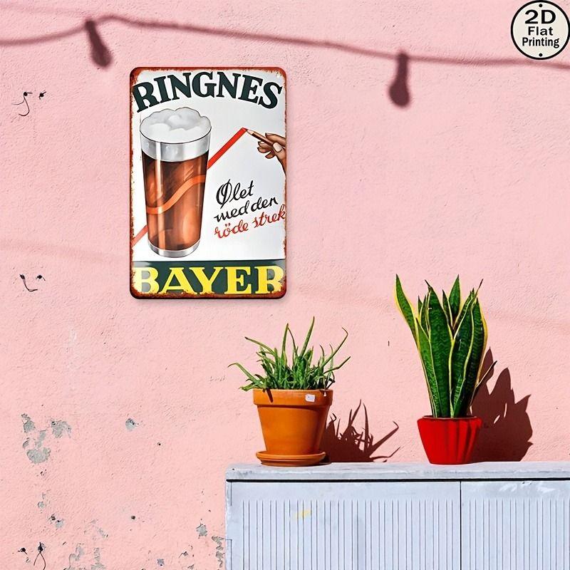 Decorative Metal Beer Sign 30x20cm
