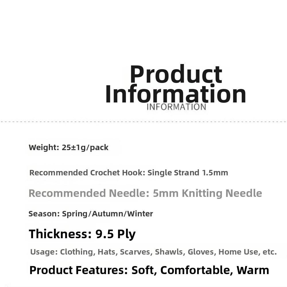 DIY 25g Mohair Yarn Warm Baby Wool Extra Soft Warm Baby Wool Yarn DIY Material Supplies Soft Yarn for Sweater For Hand Knitting