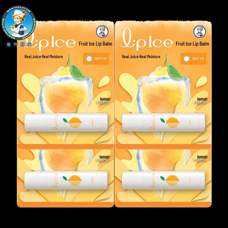 Mentholatum Fruit Ice Lip Balm 4-Pack