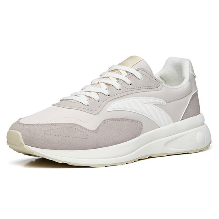 Anta Heritage 80 Low Top Sports Casual Shoes Men Sneakers Gray White 112248871-1