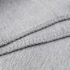 150x200 cotton blanket with fringes, single-colored, light gray