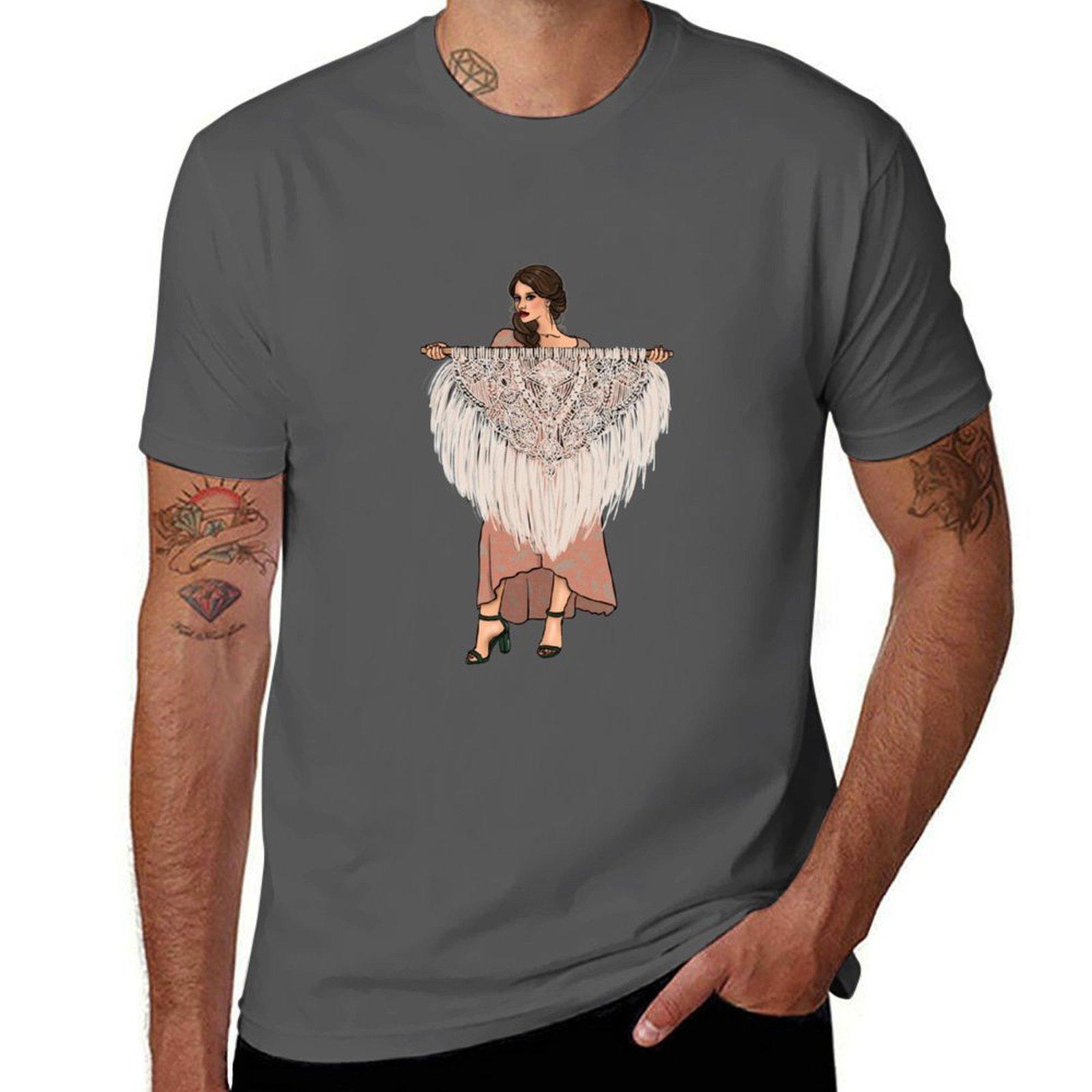 

Macramé Lady T-Shirt anime tshirt t shirts for man graphic funny T-Shirt 4XL